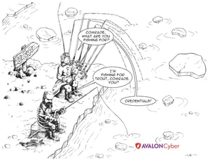 cyber cartoon phishing 