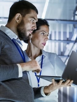 man woman cyber ciso iStock-943067460 250