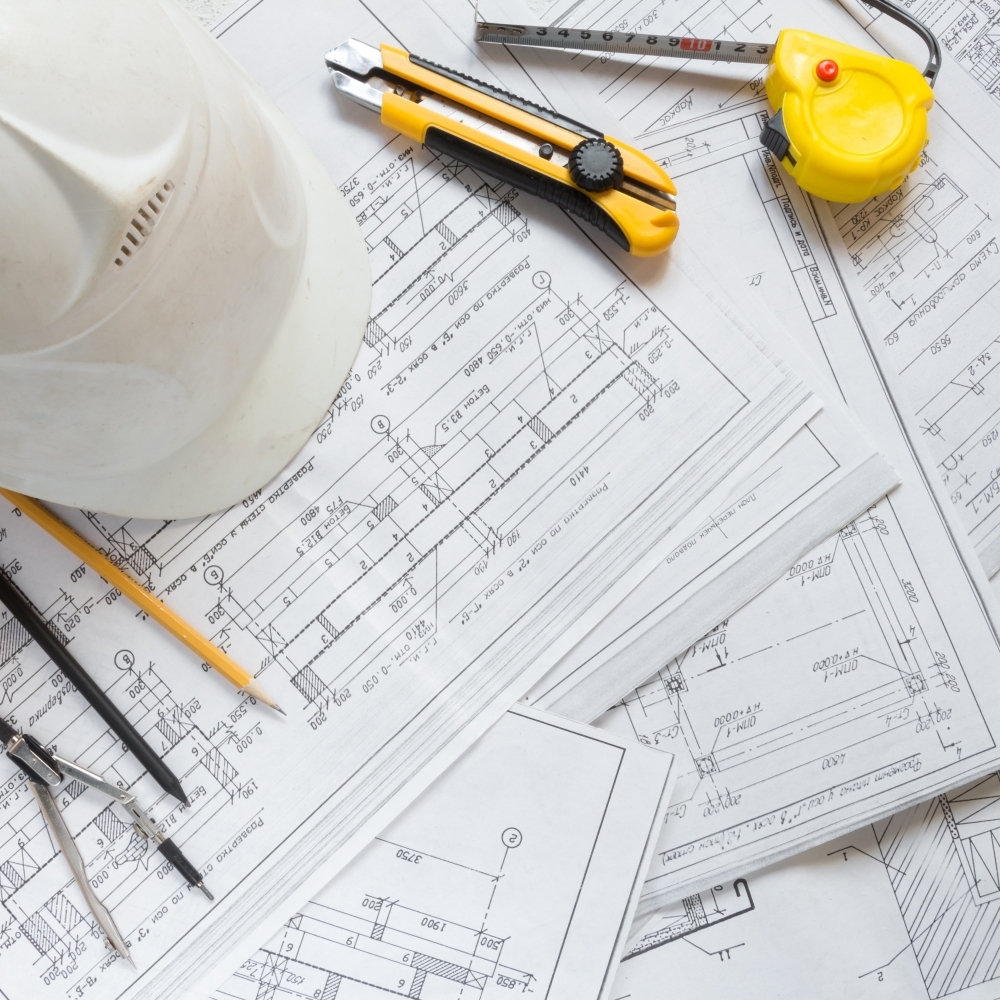 architectural plan for construction