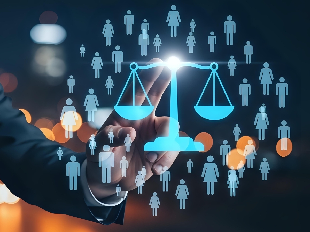 graphic of legal scales and people 